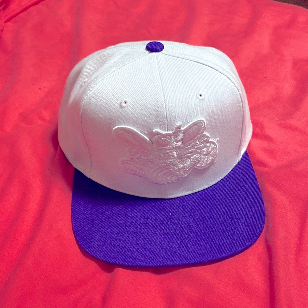 Charlotte Hornets Mitchell & Ness SnapBack hat.